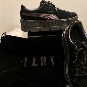 Puma Cleated Creeper Rihanna Fenty Black
